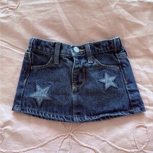 Target Blue Star Denim Skirt for Kids